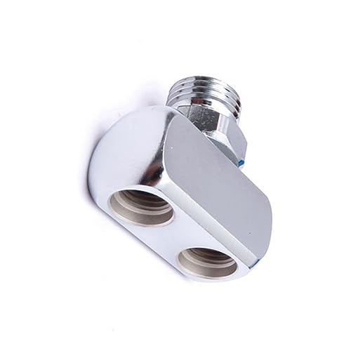 DKSooozs 1 STKS Duiken Regulator Aangesloten Op Bcd3-Way Tee Connector 1X9/16-18 2A UNF Naar 2X3/8-24 UNF Zilver Verchroomd Koper Scuba LP Slang - Image 6