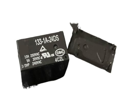 Relé de 4 pines 133-1A-24DS para evitar sobrecalentamientos en placas de 24V