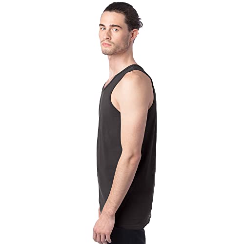 Image of Hanes Men's Originals Garment Dyed Tank, 100% Cotton Tanks For Men, Sleeveless Cotton Shirts