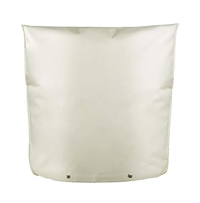 Backflow Preventers Protection 30”W x 26”H Backflow Winter Cover Pouch for Winter Pipe Freeze Protection,Water Sprinkler Valve Box and Controller (30Wx26H, White)