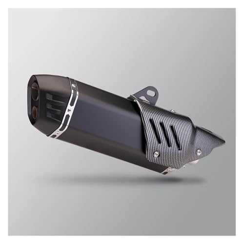 Motorrad Auspuffrohr Für Yamaha Für MT-09 Rechteckige Rohre Schalldämpfer Auspuffanlage(C)