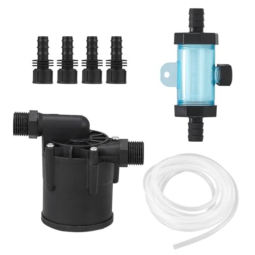Poafamx Cold Plunge Accessories, Ice Bath Chiller Kit with 317GPH Water Pump, Filter, Hose, 1/2” to 0.71