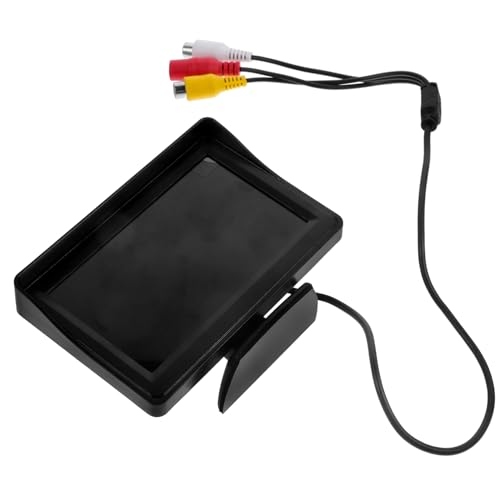 Pantalla LCD para coche y monitor de cámara de respaldo BUGUUYO: seguridad vial con cable AV