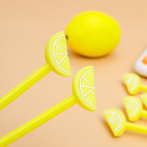 30 bolígrafos de gel limón 0.5 mm punta fina miniatura 4