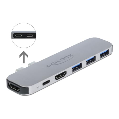DeLOCK Station d'accueil pour MacBook Dual HDMI 4K / PD / Hub Neuf - vue 8