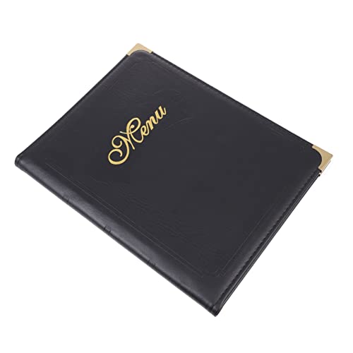 Alipis 1pc Menu Display Folder Restaurant Menu Book for Bar Use Practical Transparent Holder with Rounded Corners for Cafes and Dining Establishments