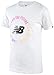 New Balance Girls Athletic T-Shirt - 3 Pack Active Performance Short Sleeve Sports Tee Bundle (Sizes: 7-16), Size 10-12, White/Pink/Black