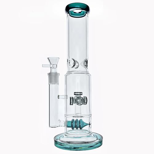 Schwere Glasbong Pipe, Höhe 33cm,Schwer 840g, Wasserbongs zum Rauchen, 18.8mm Schüssel,Hookah Shisha,Filter Dicke Glas Bongs (Schwarzgrün) Schwere Glasbong Pipe, Höhe 33cm,Schwer 840g, Wasserbongs zum Rauchen, 18.8mm Schüssel,Hookah Shisha,Filter Dicke Glas Bongs (Schwarzgrün)