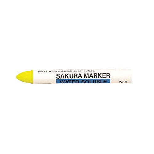 Sakura Yellow Woven Festfarb-Marker (#3) Water Soluble%¶ÝÏ% for All Surfaces%¶ÝÏ% 1 pcs