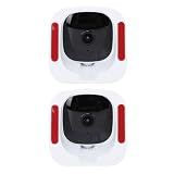 Bewinner 2 Pack 2K 4MP Window Security Camera, 2.4G 5G Dual Band WiFi Indoor Camera for Home Security, Smart with APP, 140° Wide Angle, No Drilling Installation