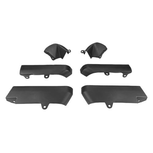 Image of 6PCS Mud Flap Delete Kit for 2020-2025 Chevy Silverado 2500HD / 3500HD 2WD /4WD Mudflaps, Protects Against Rocks and Debris, MudGuards Removal Replacement Exterior Accessories