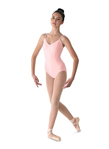 Justaucorps camisole de danse Mirella Microlux col en V et coutures