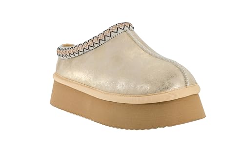 Corkys Footwear Pillow Talk 1.75-Inch Platform Slippers, Faux Fur Lining, Cozy Indoor/Outdoor Footwear for Fall & Winter3