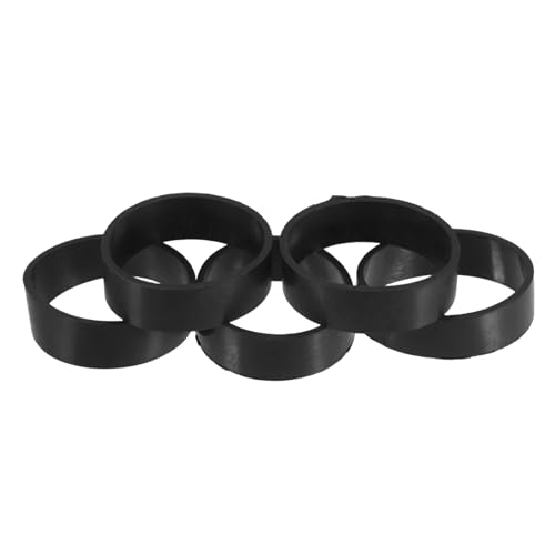 Yardwe Dive Fixing Band Tech 5pcs 32mm Diameter Rubber Diving Backplate Harness Webbing Keeper