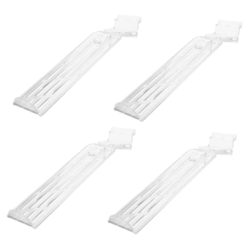 HOOTNEE Professional Display Shoe Rack 4 Pack White Space-saving Wall-mounted Retail Display Rack for Shoes