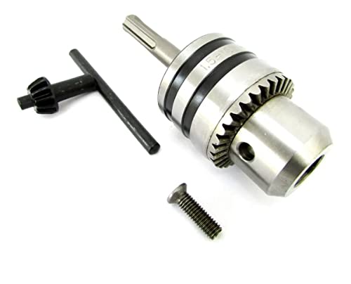 Kit Adaptador 4 Peças Mandril 1/2 SDS Plus Pino Aperto Universal KaQi