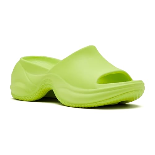 Campus Women's GCW-7008 NEON GREEN Slider - 6UK/India 1 Pair