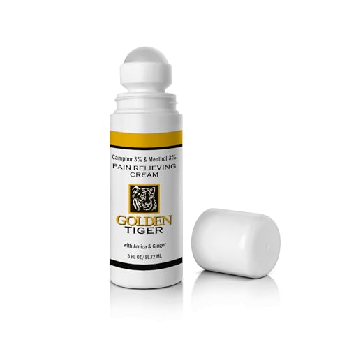 Golden Tiger Natural Pain Relief Cream 3oz Roll-on
