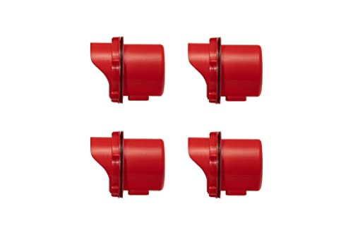 RentACoop Chick2Chicken DIY Medium 4-Port Feeder Kit with Built-in Slider Port Covers