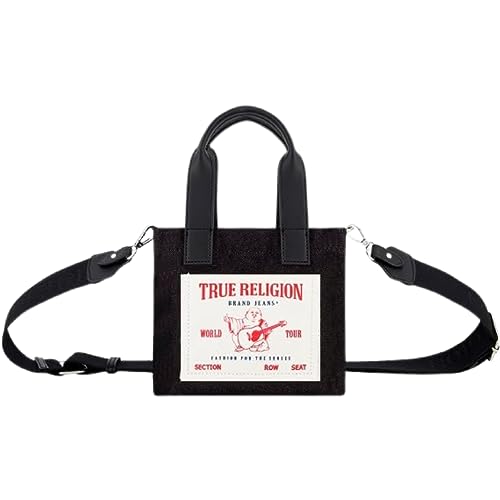 Image of True Religion Tote Bag, Women's Mini Travel Shoulder Bag with Adjustable Strap