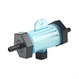 FACAIIO Filtro trasparente per tubo dell'acqua per uso agricolo e acquario, filtro in rete di nylon per tubi da 10-20 mm per tubi dell'acqua del rubinetto (12 mm)