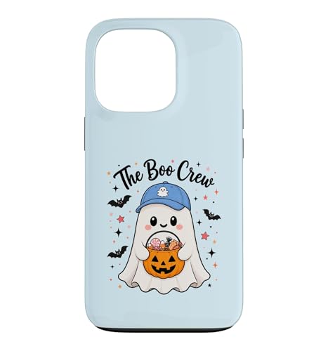 Funny Boo Crew Dad Ghost �x�[�X�{�[���L���b�v �n���E�B�� �t�@�~���[ �X�}�z�P�[�X iPhone 13 Pro �p
