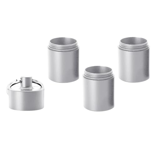 Pilulier – Boîte De Rangement Étanche En Aluminium À Plusieurs Compartiments | Organisateur De Suppléments Pour Assaisonnement Scolaire, Voyage En Plein Air, Camping, Randonnée, Pêche, Course À Pied,