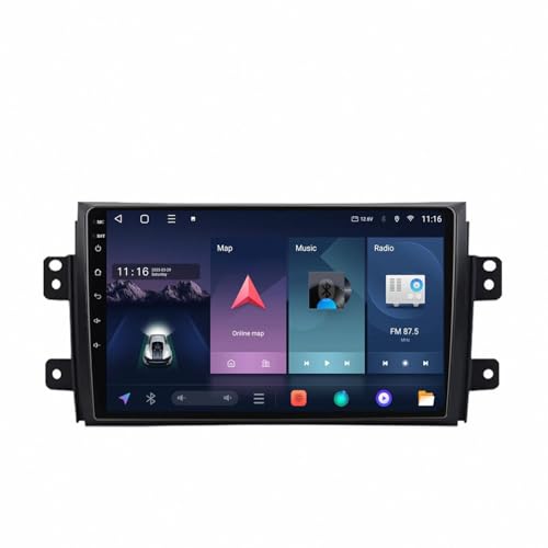 Radio Coche 2 DIN Suzuki SX4 para viajar con mapas y música
