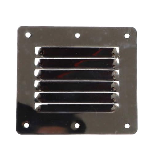 Generico Ventilador Marino – Ventilador con Cubierta antioxidante Que no se afloja, Toma de Aire con persianas | para Amantes de Puente Pared Motor y al Aire Libre