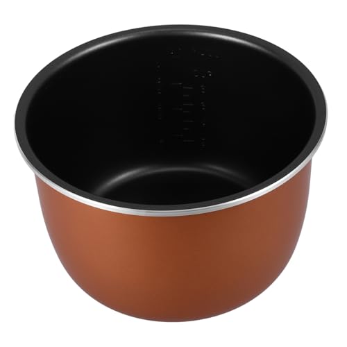ZUNOXAZ Olla Interior para Arrocera de Aleación de Aluminio Duradera Antiadherente y Resistente al Desgaste Accesorio para Reemplazo de Olla Cocina Eléctrica