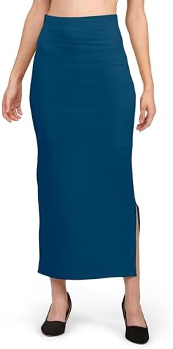 Mehrang Stretchable Saree Shapewear Petticoat for Women, Cotton Blended,Petticoat,Skirts for Women,Shape Wear Dress for Saree