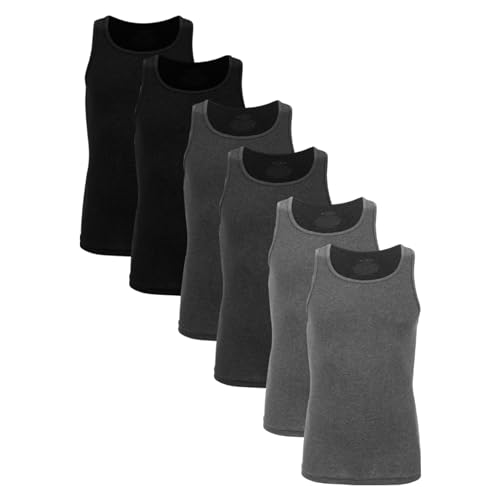 Rinbros Ropa Interior Caballero Camiseta con Triple tecnología y Algodón Playera de máxima SUAVIDAD Hombre