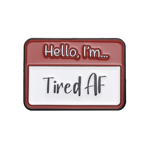 Image of Fun Dialog Enamel Brooch Pins - Express Your Mood with Humor