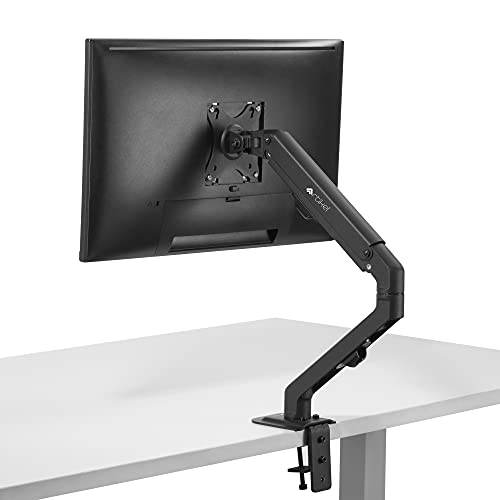 Image of Artikel Monitor Desk Mount | Adjustable Spring Assisted Monitor Arm | VESA Mount with C Clamp & Grommet Mounting Base | Computer Monitor Stand for Screen up to 27 inch | Economy Single Series | Black