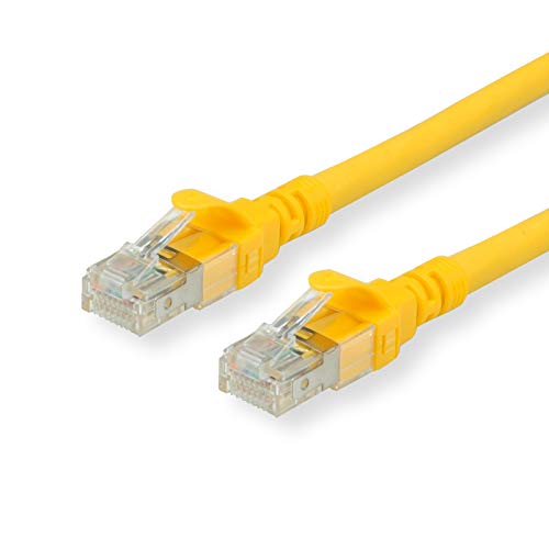 Preisvergleich Produktbild ROLINE UTP Patchkabel Kat6a,LSOH,Comp.Lev., gelb, 7m