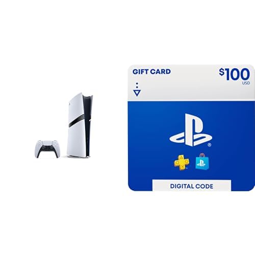 Image of PlayStation 5 Pro Console - 2TB + $100 Store Gift Card [Digital Code] Bundle