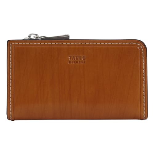 [タケオキクチ] キーケース 本革 5連 小銭入れ コインケース メンズ 726613 シーズン レザー 牛革 【04】 キャメル
