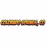 Colorado Springs Colorado Comic Style Vinyl Sticker – Souvenir Travel Decor (3-Inches Wide)