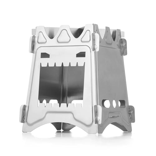 Estufa De LeñA PortáTil For Camping, Mini Estufa De Pellets, DiseñO Compacto, FáCil De Transportar, MúLtiples Orificios De VentilacióN