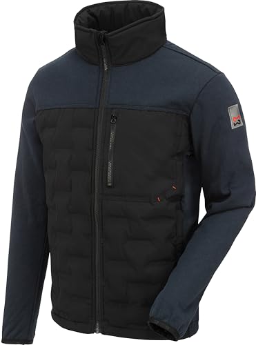 WÜRTH MODYF Hybridjacke Nordic in Dunkelblaun für Herren - innovative Arbeitsjacke mit Unterarmbelüftung für die Arbeit und Freizeit in der Größe XL
