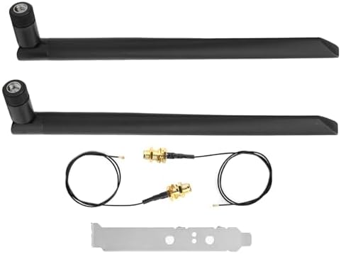 CHEOTIME 2Pcs IPEX4 to SMA Cables, AC88 Antenna for M.2 Bluetooth External Extension,IPEX MHF4 to RP SMA Female Extension Cable for M.2 NGFF Network Card PC Desktop Computer