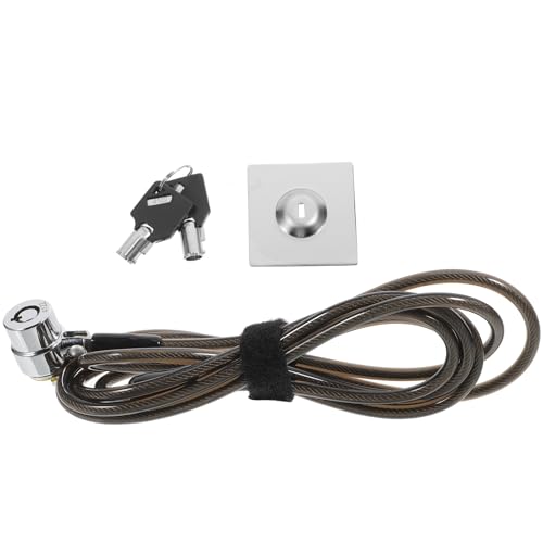 DOITOOL 2m Laptop Lock con Cierre de Seguridad Cable Reforzado para Notebook y Monitores Oficina y Hogar Negro