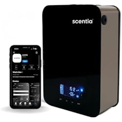 HVAC Scent Diffuser System with App | Waterless Diffuser for Home, Office, Large Room, Studio, Yoga,| Coverage Upto 2500 Sq.ft | Scentia CASA SC 2000 Black/Rose Gold