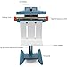Impulse Sealer with Cutter - Foot Pedal Activation, 350/450mm Heat Seal Closer for Plastic Bags, Ideal for Industrial and Commercial Use