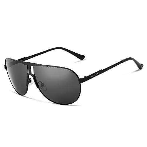 GUZTAG Classic Polarized Aviator Sunglasses for Men Women UV Mirrored Lens Stainless Steel Frame G8026