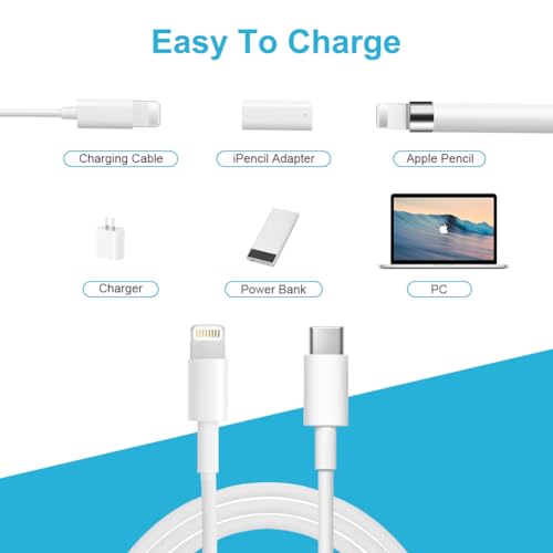 flintronic 2 Pcs Charging Adapter Connector Compatible with Apple Pencil 1st Generation - Image 4