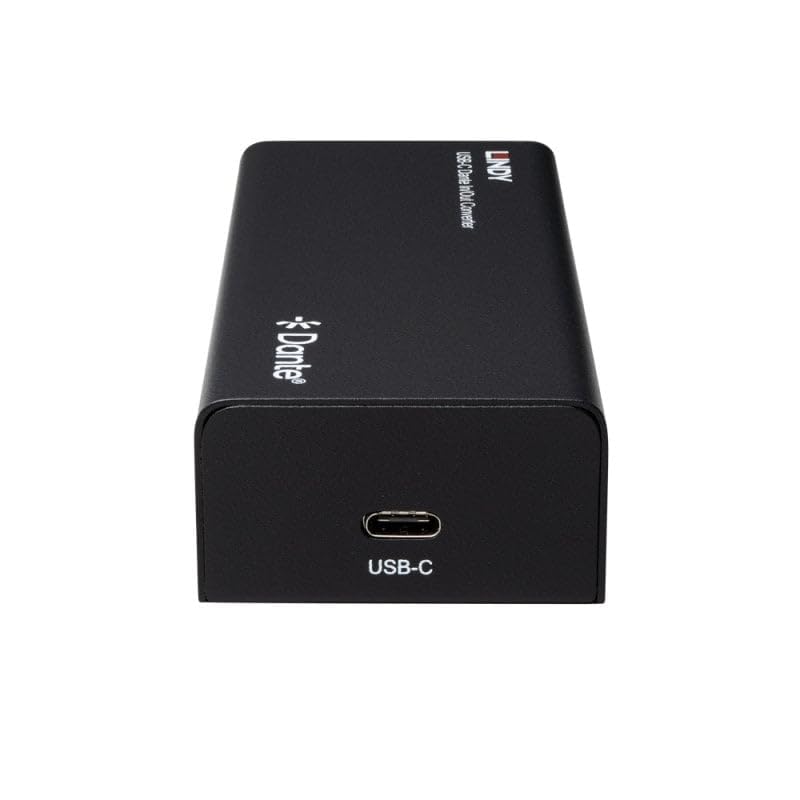 LINDY Konwerter wejścia/wyjścia USB C Dante®, 2-kanałowy