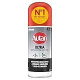 Autan Ultra Repelente de Insectos, Spray Fuerte Anti Mosquitos, Apto Para Viajeros, Con Icaridina, Hasta 8 h de Protección Contra Mosquitos, 1x100 ml