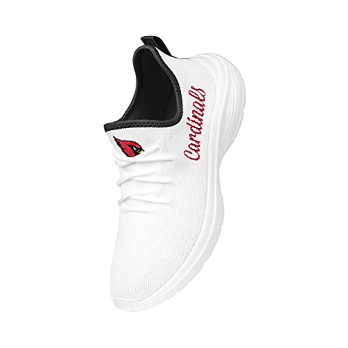 Image of FOCO NFL Womens NFL Team Logo White Athletic Shoes Sneakers