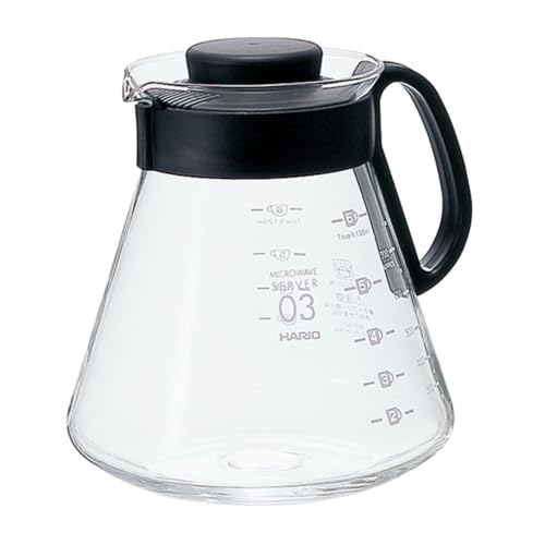Hario V60 Glass Range Coffee Server, 800ml, Black by HARIO - Used condition - US$14.38